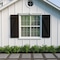 Ekena Millwork Rustic Three Board Spaced Board-n-Batten Smooth Faux Wood Shutters w/Z-Board, 17 1/2W x 80H, PR SHUBSZ17X80SMPR - alternate 18